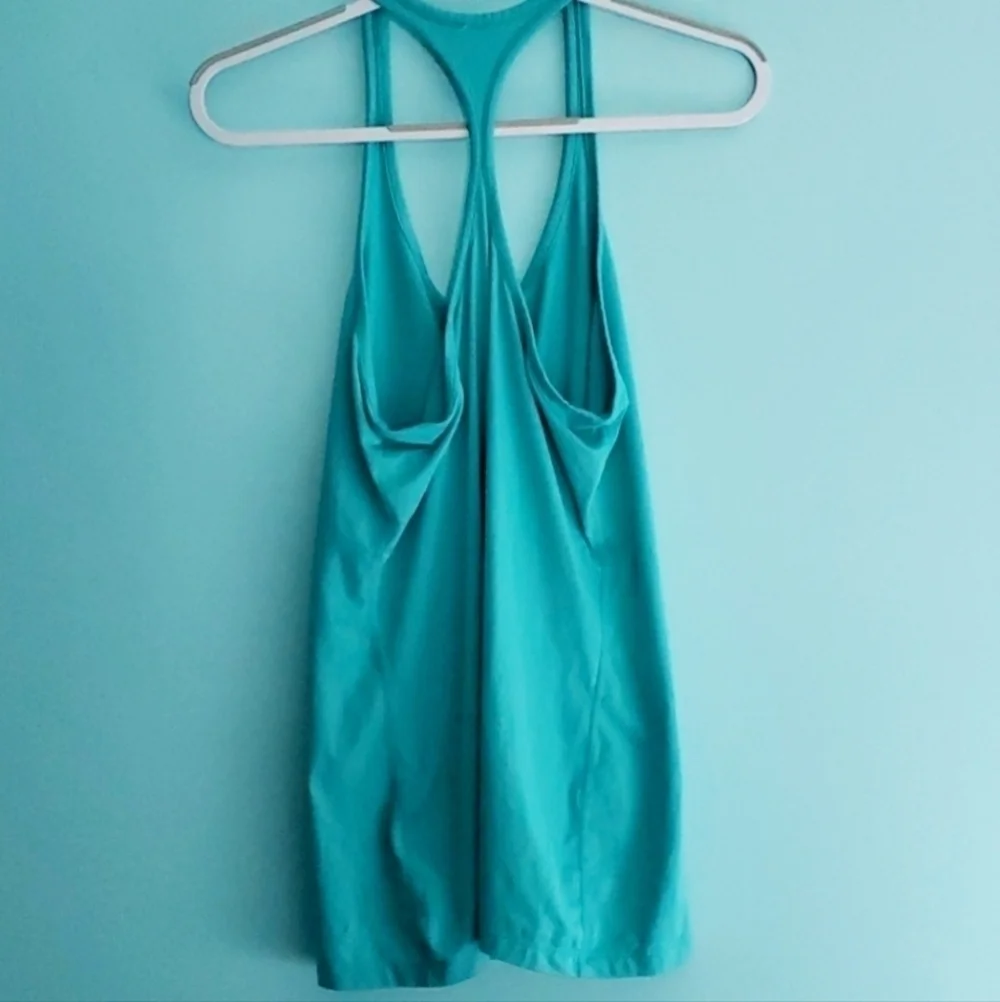 Nike Dri-fit Teal Slim Fit Racerback Tank Top Athletic Athleisure Women's Small